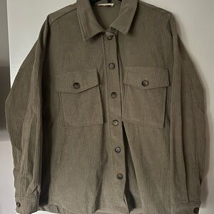 Women’s Olive Corduroy Jacket
